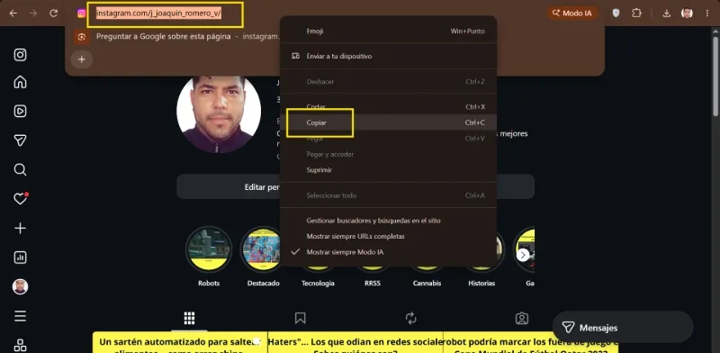 Comment télécharger une photo de profil Instagram en taille réelle à l'aide de Save-Free