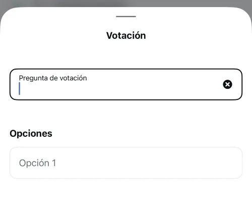 configurer le vote Instagram