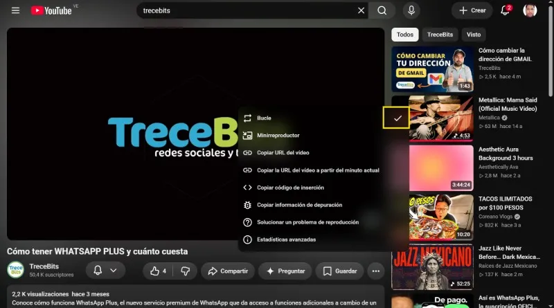 Comment activer la fonction de boucle dans les vidéos YouTube