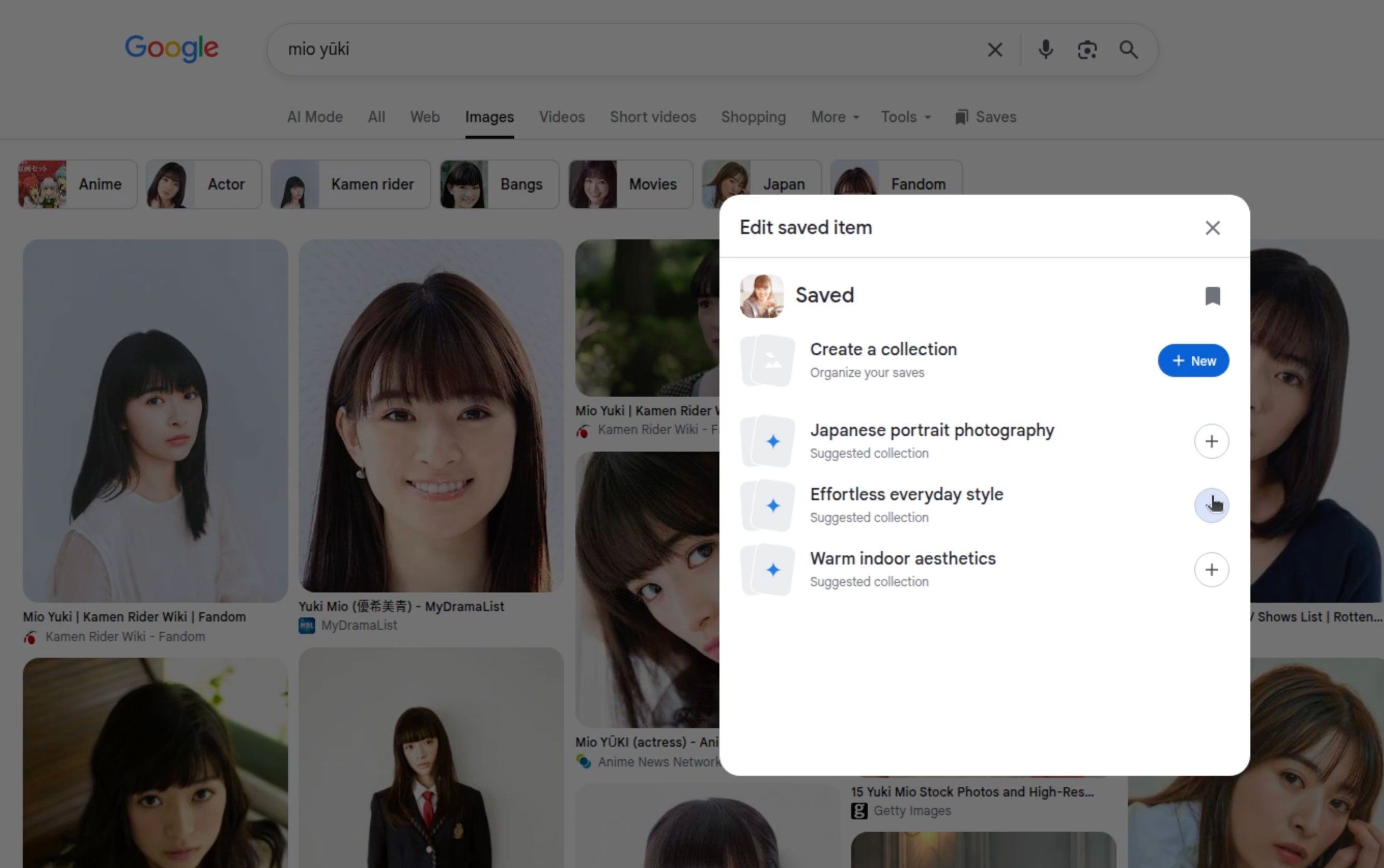 Bouton Enregistrer de la recherche d'images Google Nouveau2