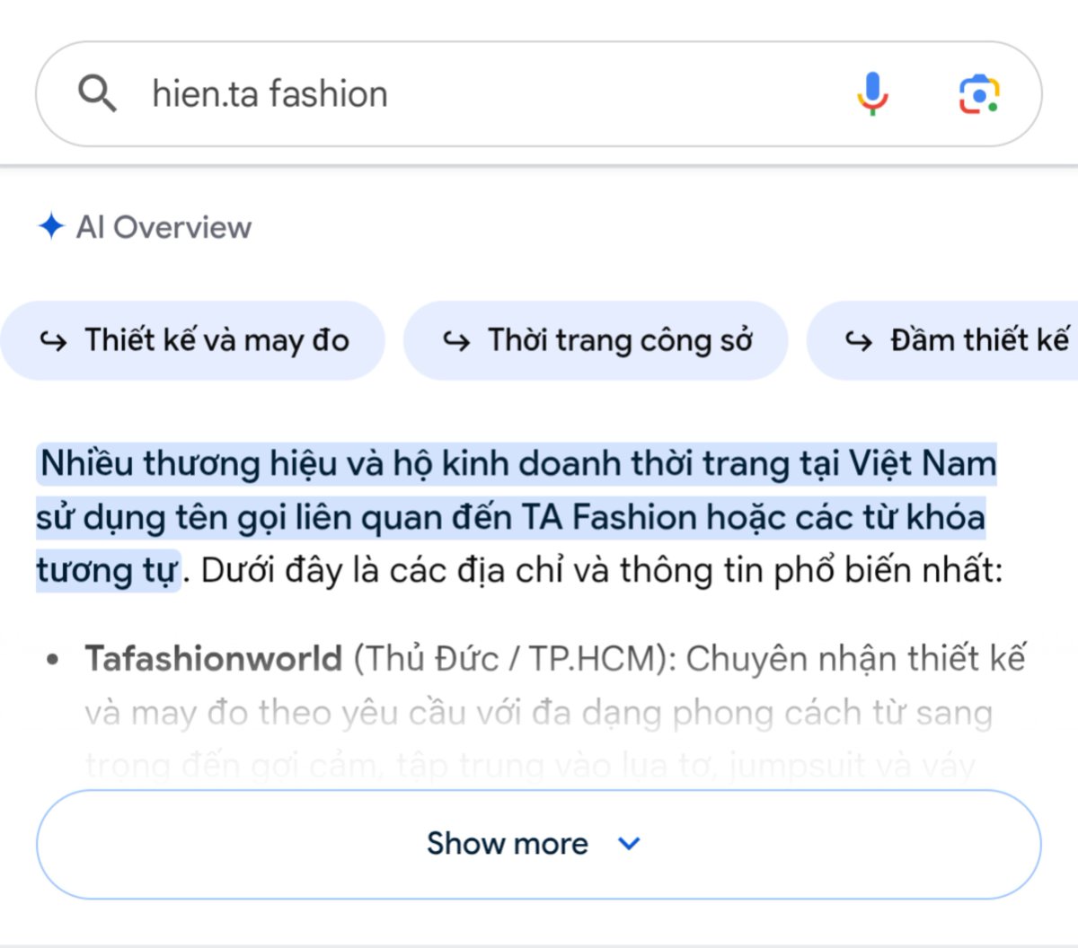 Google Ai présente les bulles de raffinement des requêtes