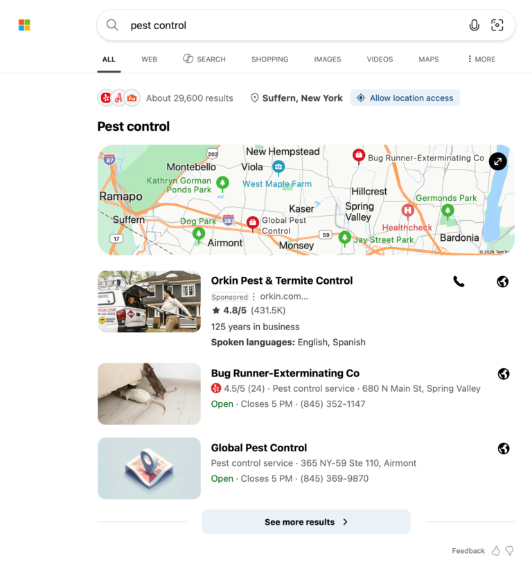 Bing Maps Pin