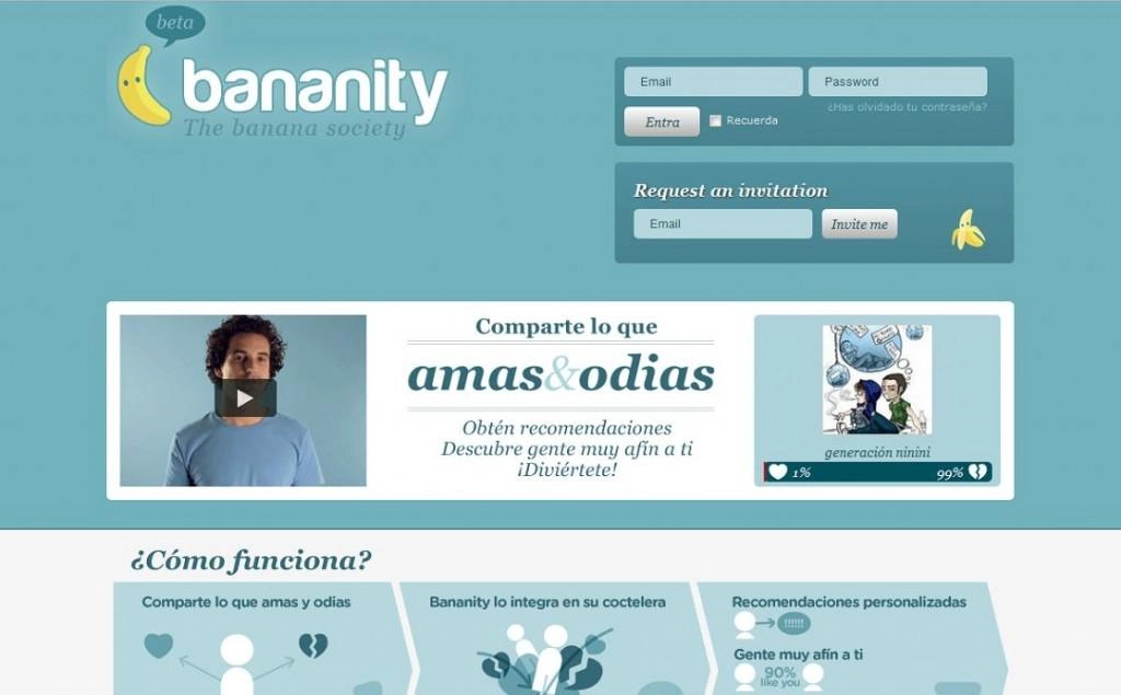 Comment était le réseau social Bananity ?