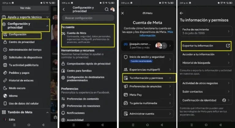 Comment exporter vos données Facebook vers d'autres appareils ou réseaux sociaux