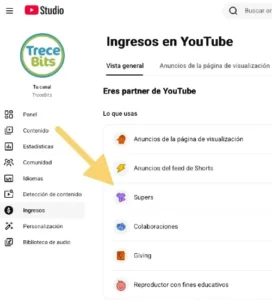 supers chat youtube