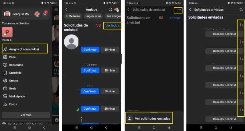 Comment voir la liste des amis rejetés sur Facebook