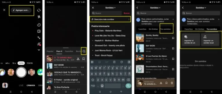Comment importer des chansons de ma galerie vers TikTok