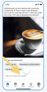 capture d'écran de votre algorithme Facebook