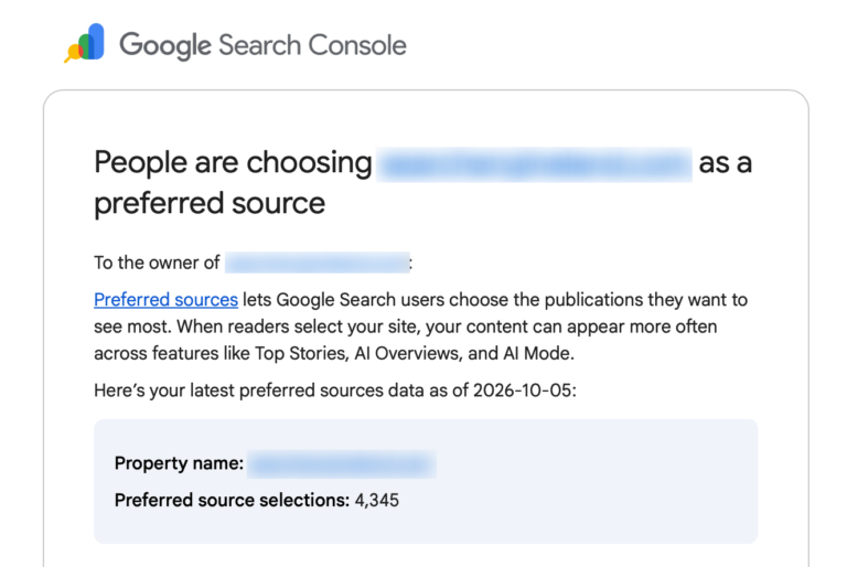 Google Source Card
