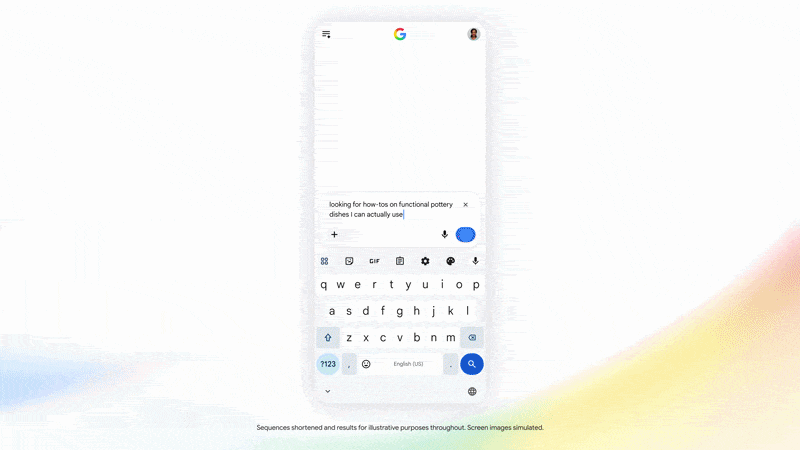 Liens vidéo du profil de recherche Google