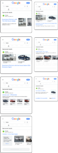Google Vehicle Top Ads