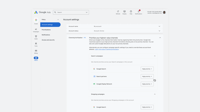 Google Ads Logo Priority