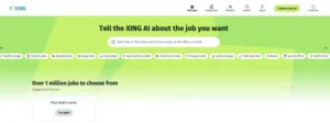 Capture d'écran de Xing 2026