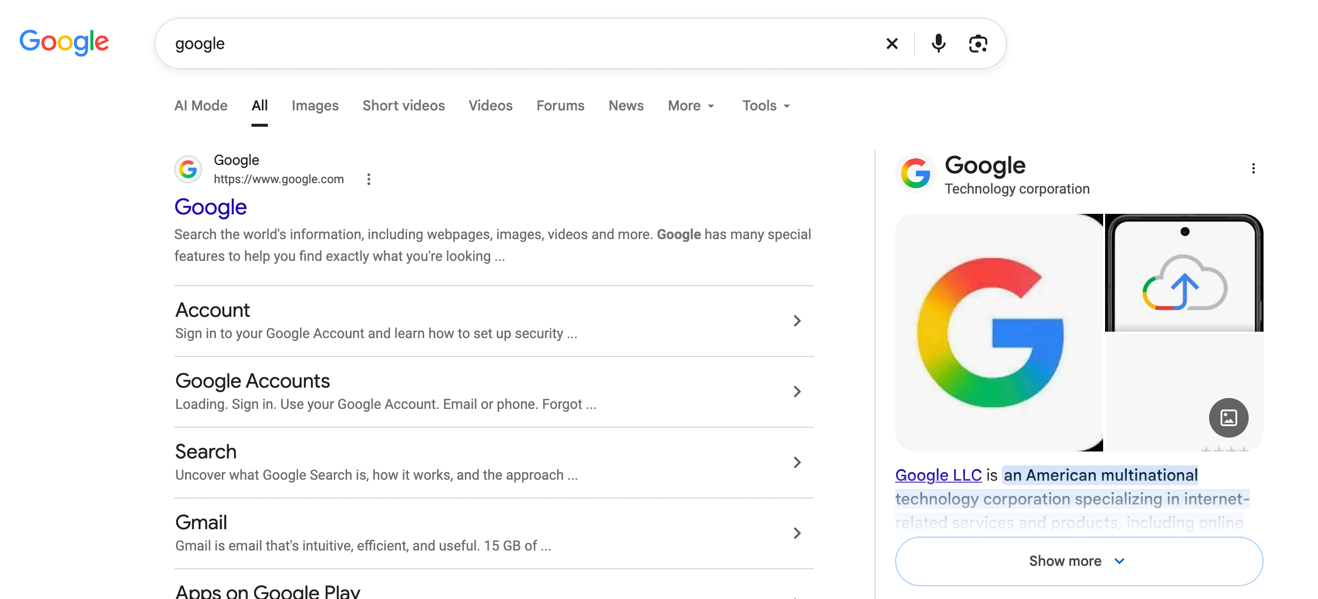 Google sans ligne RH
