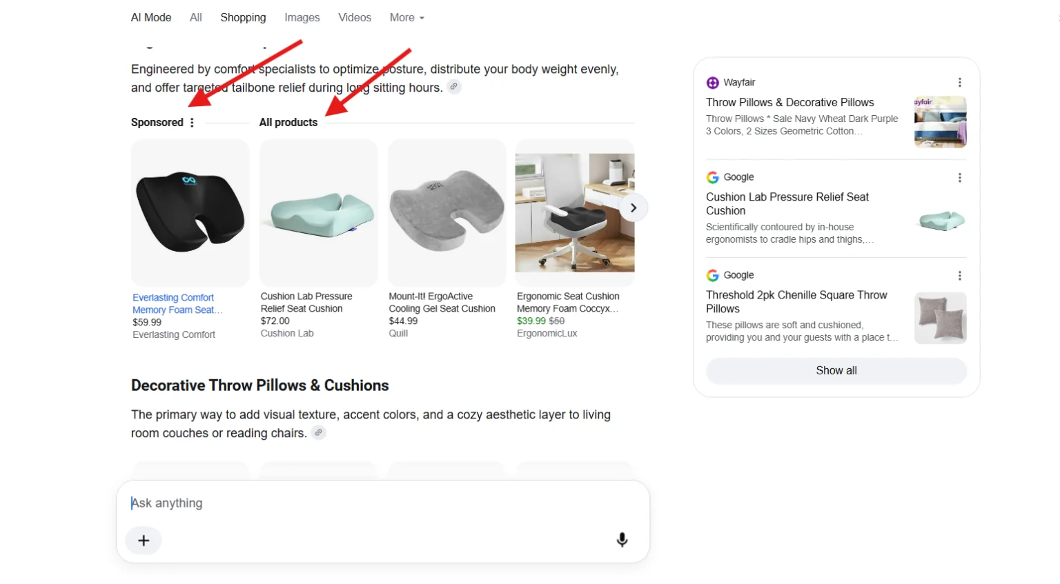 Google Ai Mode Tous les produits Produits sponsorisés2